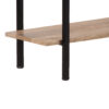 Simon Mango Wood 3 Tier Metal Stand Bookshelf