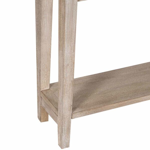 Skinney Mango Wood Console Table With 1 Drawers