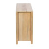 Swiss Mango Wood Glass 2 Door Cabinet