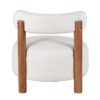 Tallie Fabric Acacia Wood Chair Small