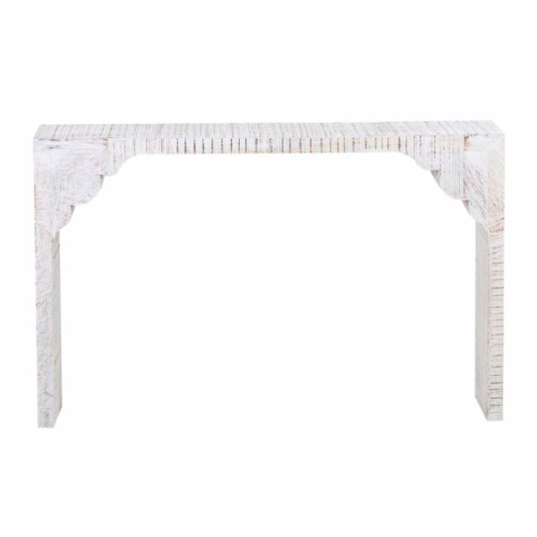 Textured Mango Wood Console Table