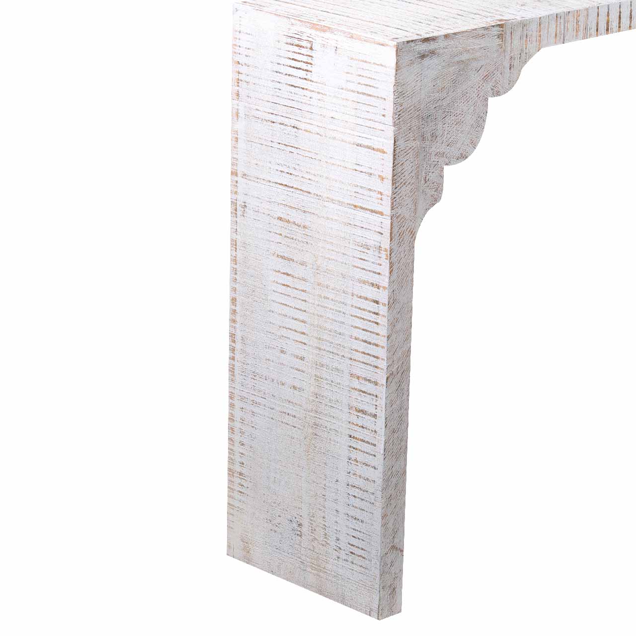 Textured Mango Wood Console Table