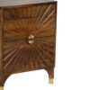 Tiara Mango Wood Bedside Table With 2 Drawer