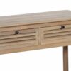 Tilford Mango Wood 2 Drawer Console Table With Shelf