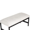 Tilton Upholstered Bench With Metal Legs