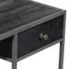 Trail Mango Wood Metal Base 1 Drawer Desk With Shelf