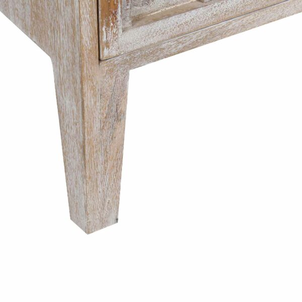 Trellis Mango Wood 2 Drawer Bedside Table