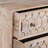 Trellis Mango Wood 3 Drawer Chest of Drawer