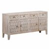 Trellis Mango Wood 4 Drawer 4 Door Sideboard