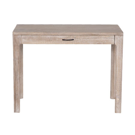 Vailer Mango Wood 1 Drawer Desk Vailer Mango Wood 1 Drawer Desk