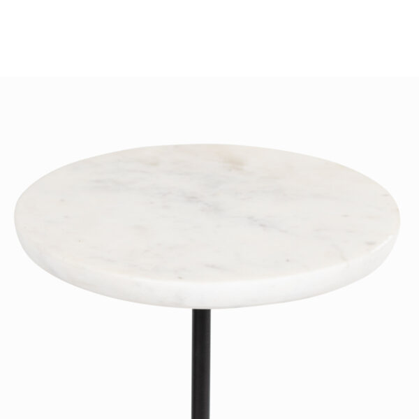 Vesper Marble Top Metal Stand Round Martini Table