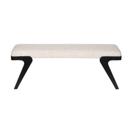 Wayne Metal Legs with Fabric Upholstered Bench