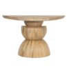 Werol Oval Manogo Wood Console Table