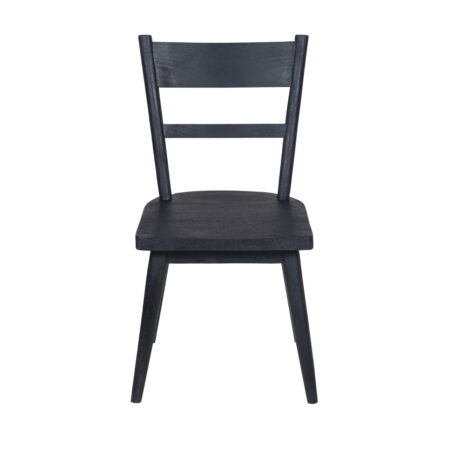 Willow Mango Wood Dining Chair - Black Willow Mango Wood Dining Chair - Black