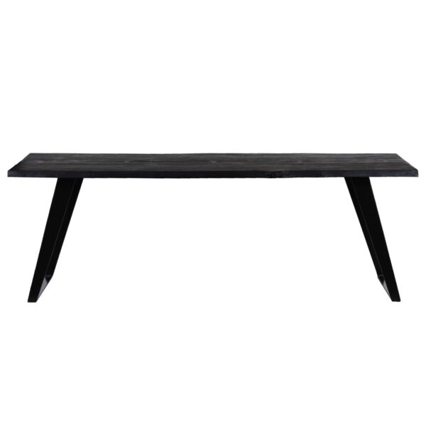 Yuki Acacia Wood Metal Dining Table